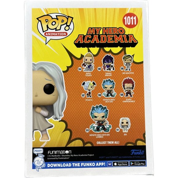 FUNKO POP! ANIMATION: My Hero Academia- Eri Box #1011 New In Box Collectible - Picture 4 of 4